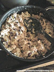 chicken enchiladas verdes saute