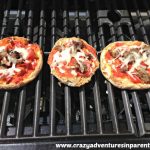 grilled personal pizza