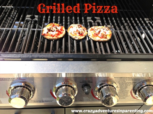 grilled pizza