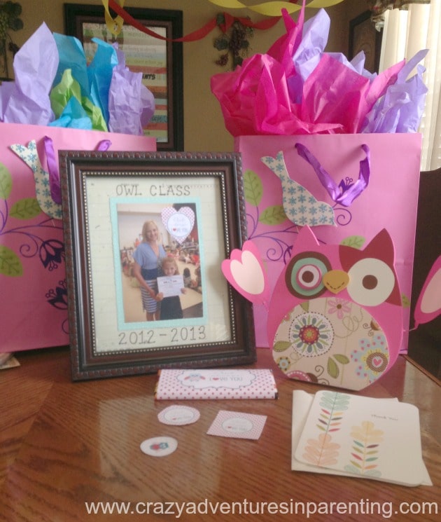 owl themed teacher gift