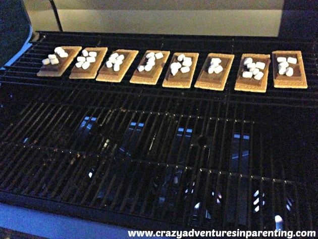 smores on the grill