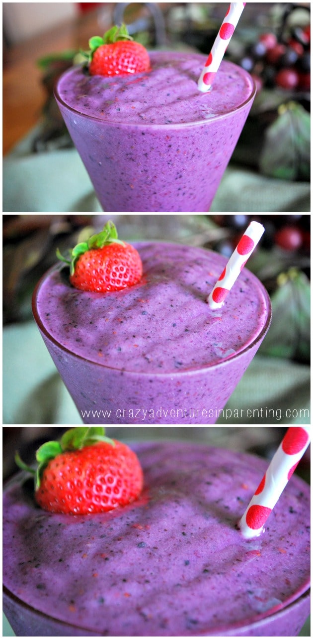 Gorgeous Very Berry Smoothie Recipe | Crazy Adventures in Parenting