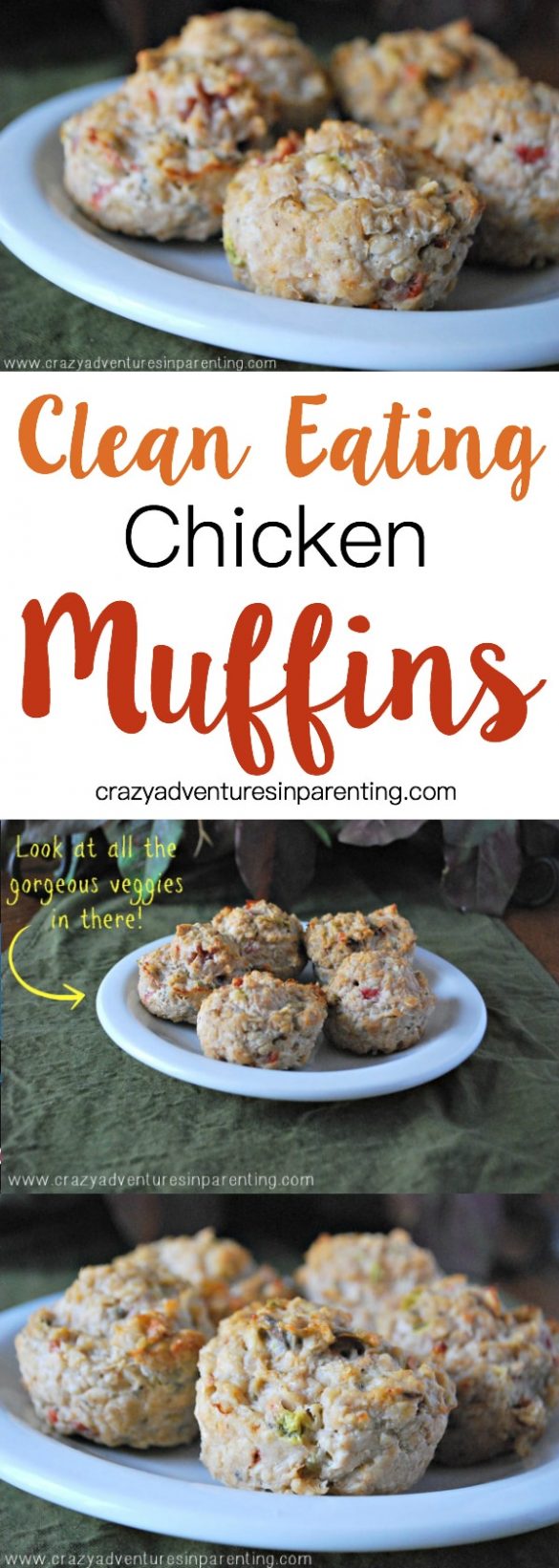 Clean Eating Chicken Muffins Recipe Crazy Adventures in Parenting