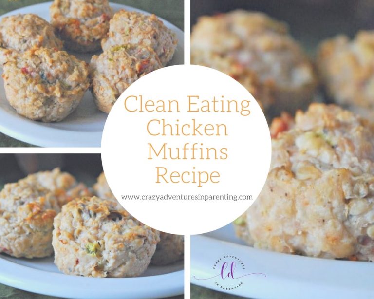 Clean Eating Chicken Muffins Recipe Crazy Adventures in Parenting