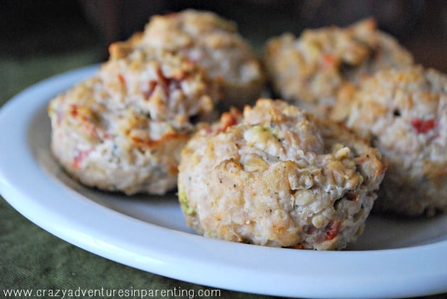  muffins au poulet à manger propre 