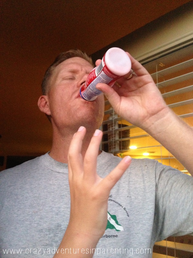 dad drinking frusion®