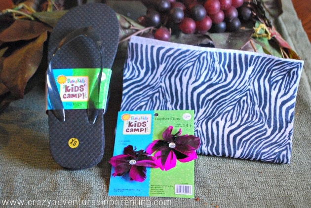 diy felt embellished flip flops supplies