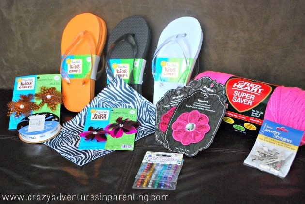 embellished flip flops craft