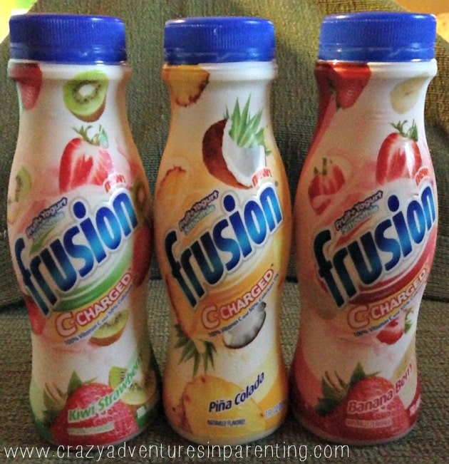 frusion c-charged yogurt drinks