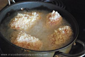frying jalapeno popper chicken