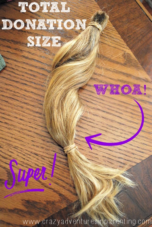 My Daughter's Locks of Love Donation | Crazy Adventures in Parenting