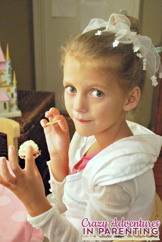 Disney Princess The Little Mermaid Tea Party sandwiches and snacks