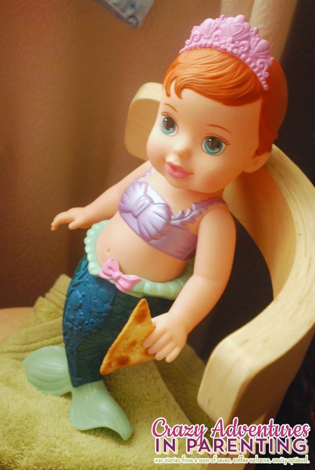 Secret Reveal Ariel Doll attending the tea party