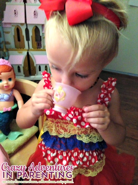 Toddler Princess Tea Party
