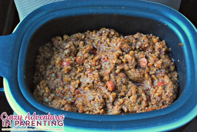 Tater Tot Casserole in the Slow Cooker