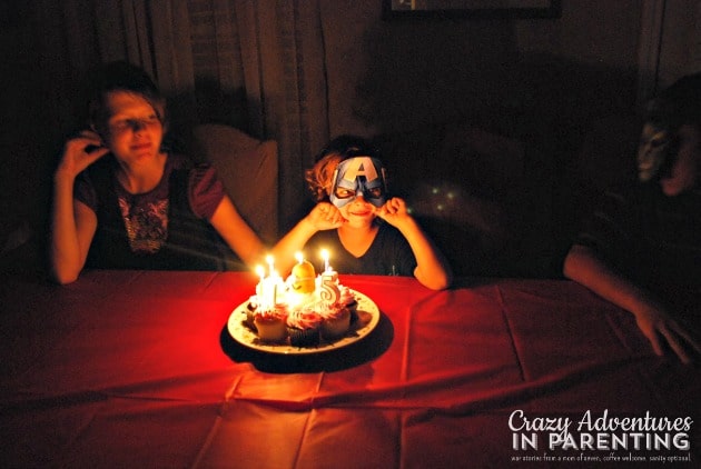 Baby Dude's birthday singing