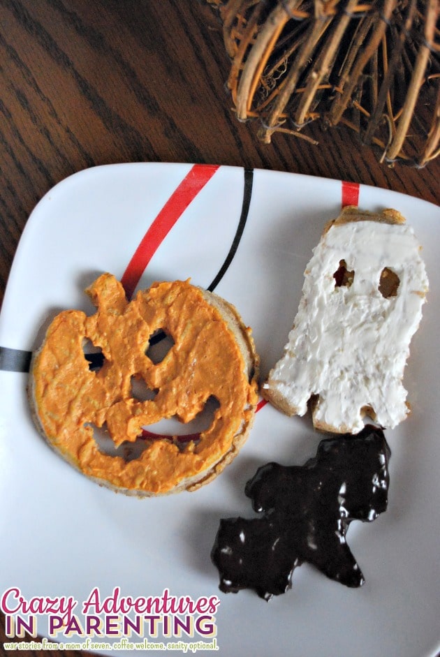 Cute Halloween Waffle Cut-Outs