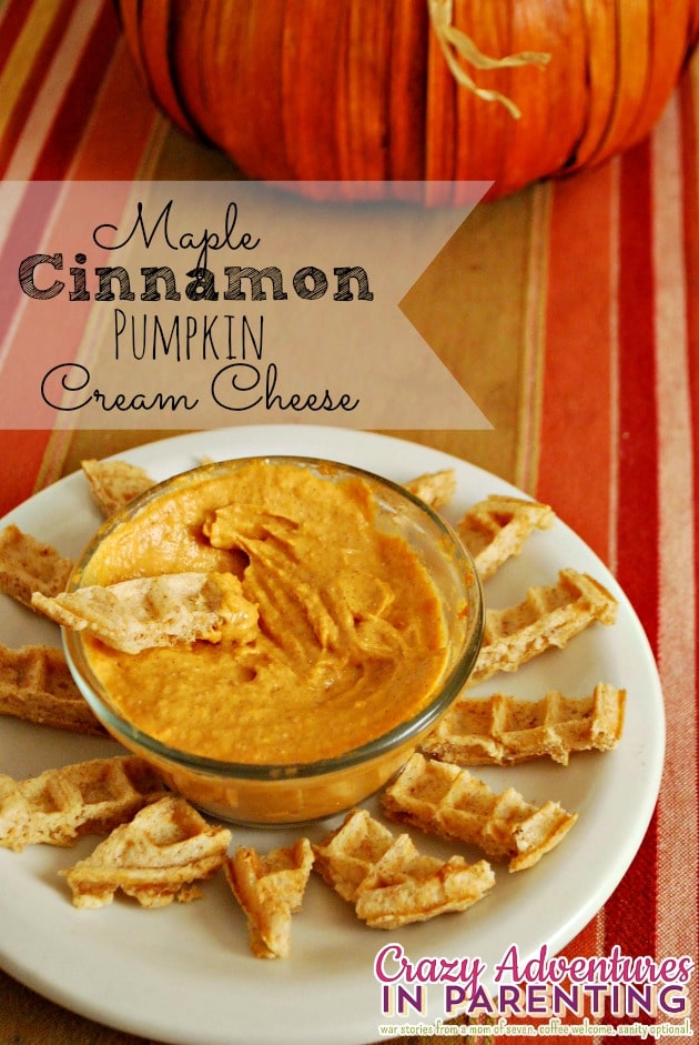Maple Cinnamon Pumpkin Cream Cheese Dip
