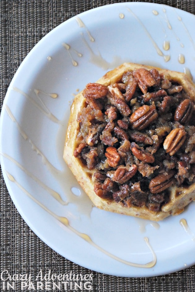 Pecan Pie Waffles