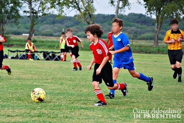 first soccer game 2013