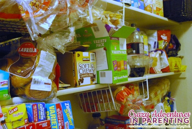 fourth shelf pantry