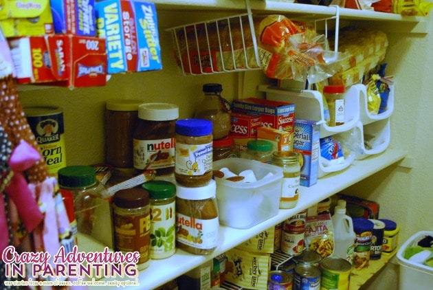 third shelf pantry