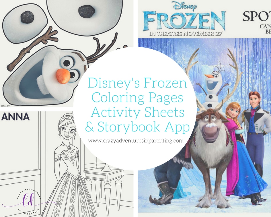 Download Disney's Frozen Printables, Coloring Pages, and Storybook App