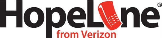 HopeLine from Verizon logo