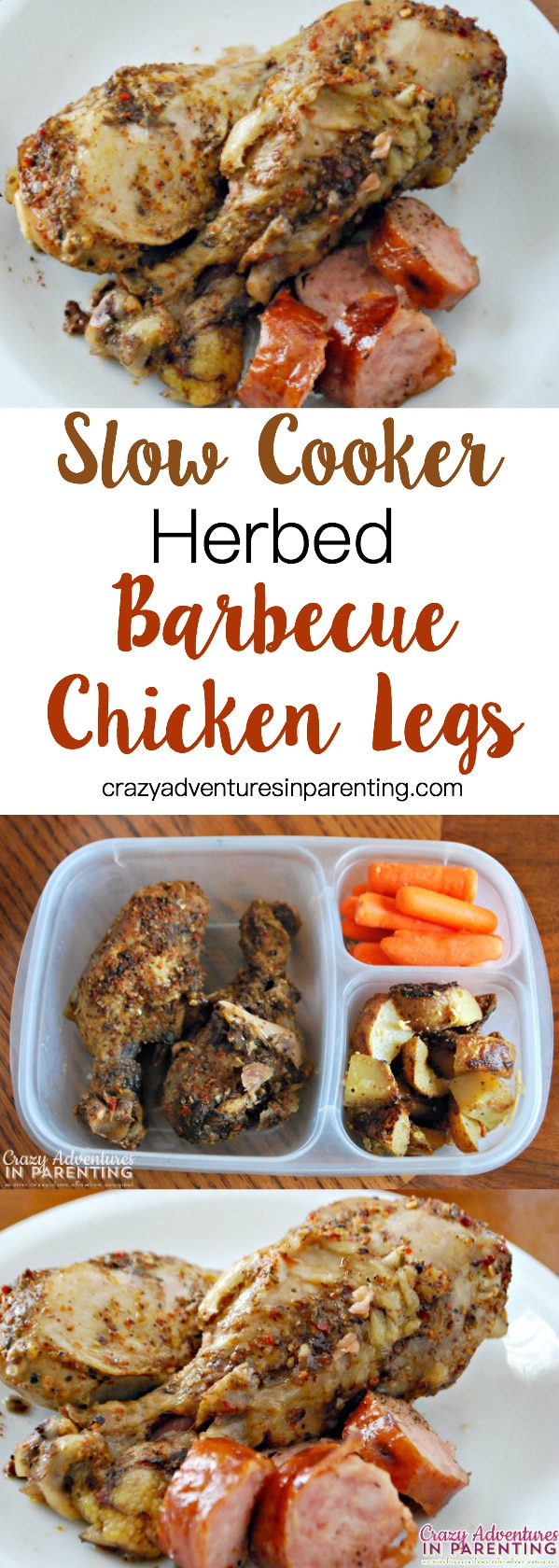 Slow Cooker Herbed Barbecue Chicken Legs