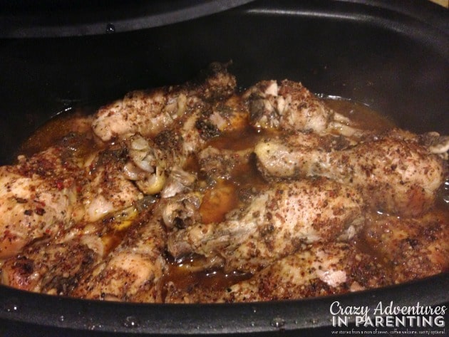 Slow Cooker Herbed Barbecue Chicken
