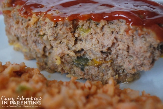 Slow Cooker Meatloaf close-up