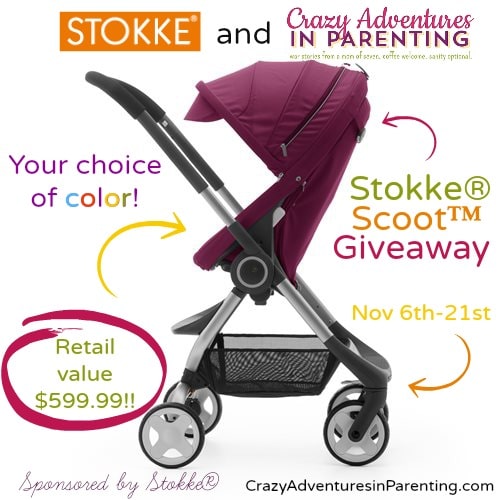 Crazy Adventuring with the Stokke® Scoot™ Stroller and GIVEAWAY!