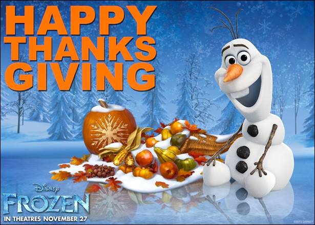 happy thanksgiving frozen