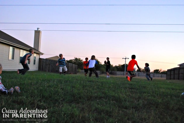 neighborhood football fun