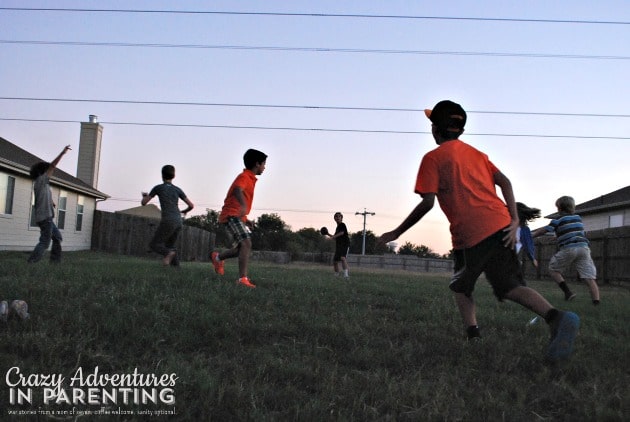 neighborhood football