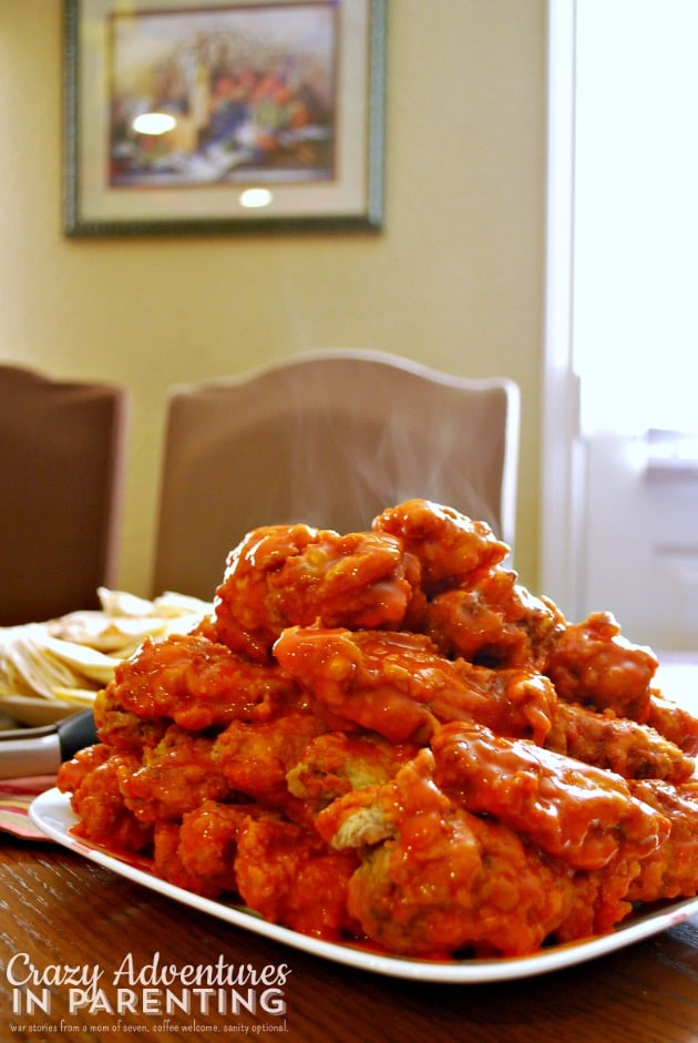 steamy hot wings