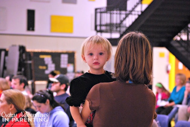 Baby V at the band performance