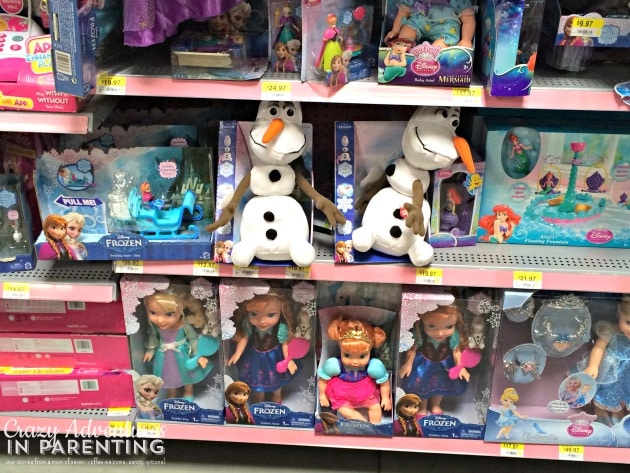 frozen toys in walmart