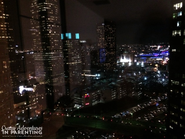 LA night loft view