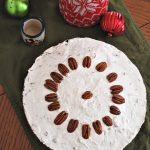 Southern Ambrosia Coconut Apple Pie with Pecan Cream Cheese Topping