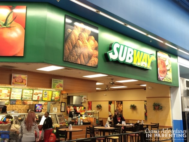 Subway Walmart San Antonio