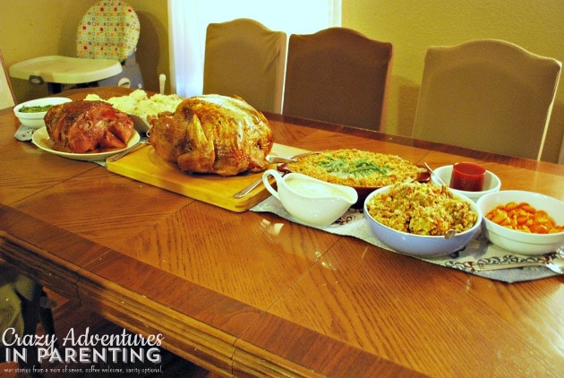 Thanksgiving dinner 2013