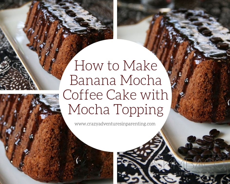 How to Make Banana Mocha Coffee Cake with Mocha Topping