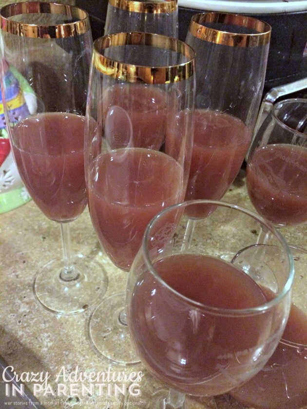 pomegranate orange cranberry drink