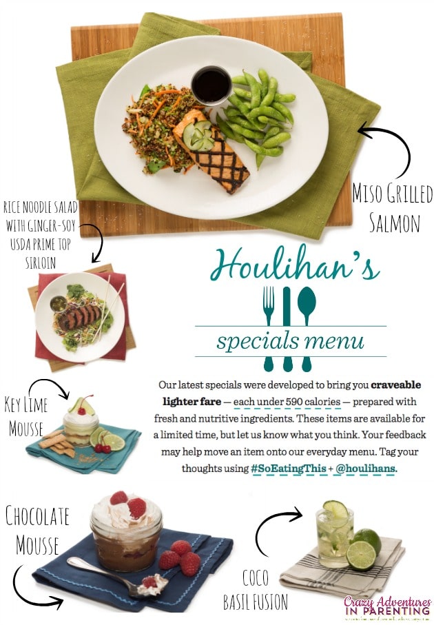 Houlihan's Lighter Menu Options #soeatingthis