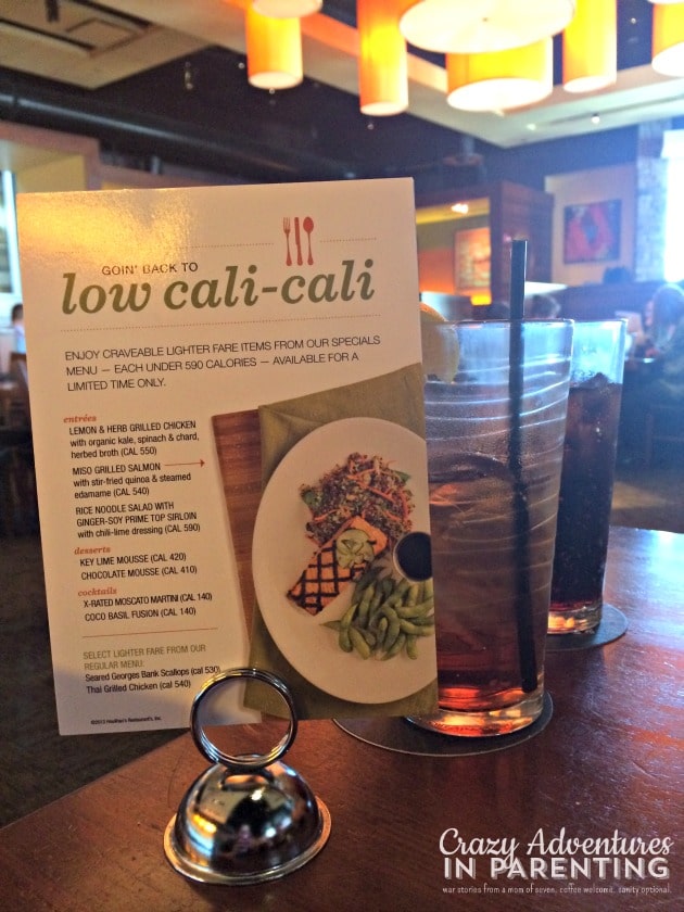 Houlihan's Low-Cal Items