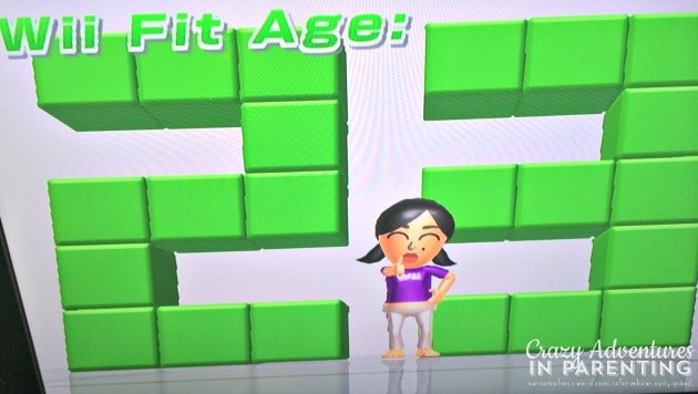 Wii Fit age