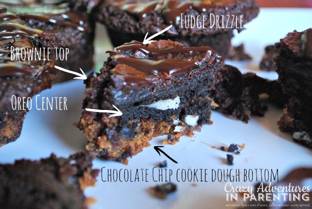 Oreo Cookie Dough Brownie Cupcakes instructions