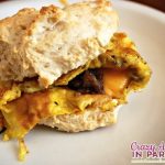 cheesy sausage egg sandwich