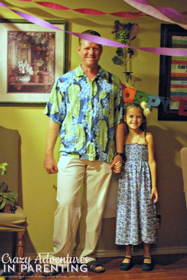 daddy daughter luau